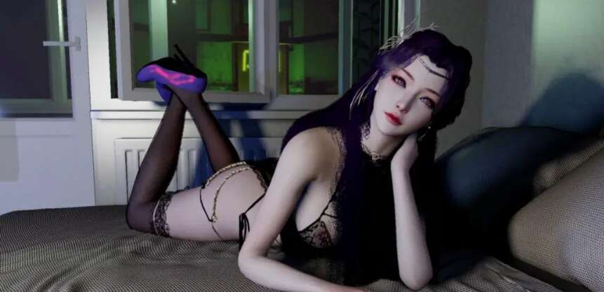 【3D同人视频/全动态/VAM】 lanyangmao：云曦 黑丝情趣淫荡小母狗 曼妙粉嫩酮体 各种姿势爆操【1V+1.3G】